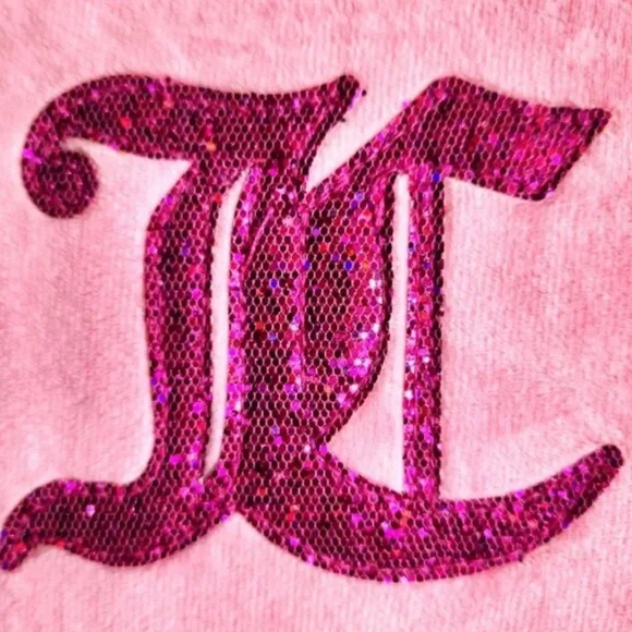 JUICY COUTURE PINK TERRY TRAIN CASE